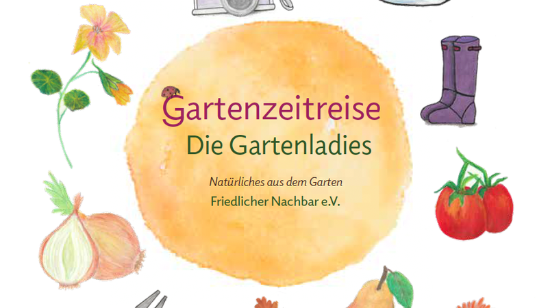 Das Cover des Gartenbuchs des Gartenvereins Friedlicher Nachbar e. V. Grafik/ Friedlicher Nachbar e. V., Dortmund-Wambel
