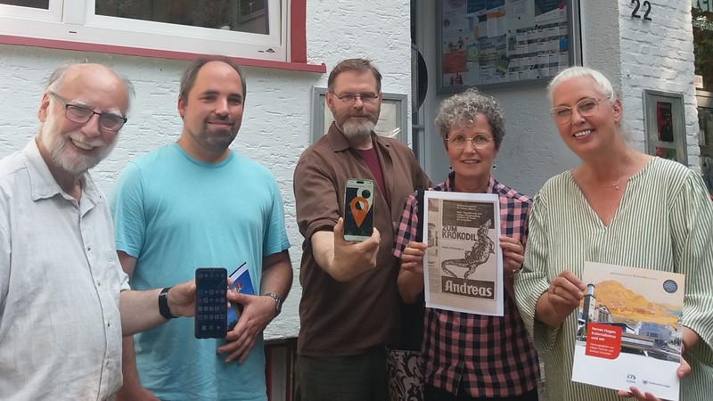 Vorstellung der Stadtführung „Colonial Tracks“ im September 2024. Foto/ Luisa Pulice