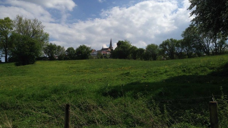 Die Fundamente der ehemaligen Kirche, die noch bis ins 17. Jahrhundert als Gotteshaus gedient haben soll, befinden sich am Fuße des Osterfeldsberges im Glennetal. Foto/ Förderverein Heimatpflege und traditionelles Brauchtum Kallenhardt