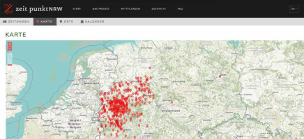 Grafik/ Bildschirmfoto der Website zeitpunkt.nrw/ (abgerufen am: 09. August 2026)