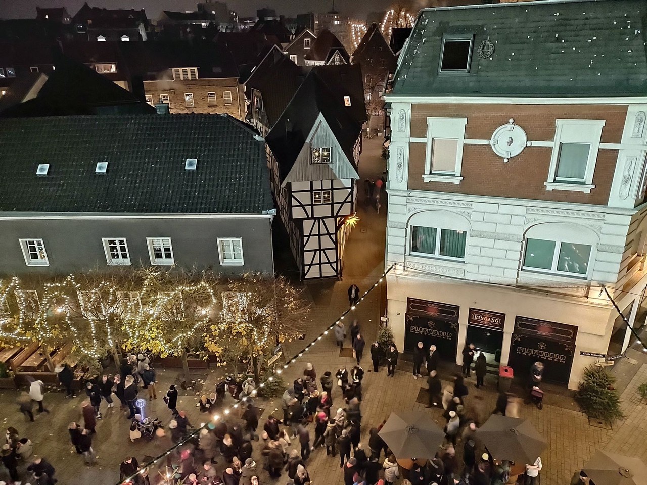 Nostalgischer Weihnachtsmarkt in der Hattinger Altstadt