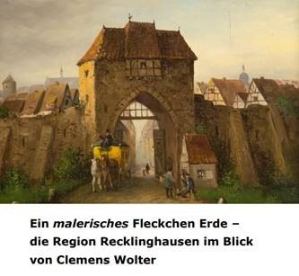 Clemens Wolter, Das Recklinghäuser Steintor, Plakatmotiv zur Ausstellung Grafik/ Institut für Stadtgeschichte – RETRO STATION